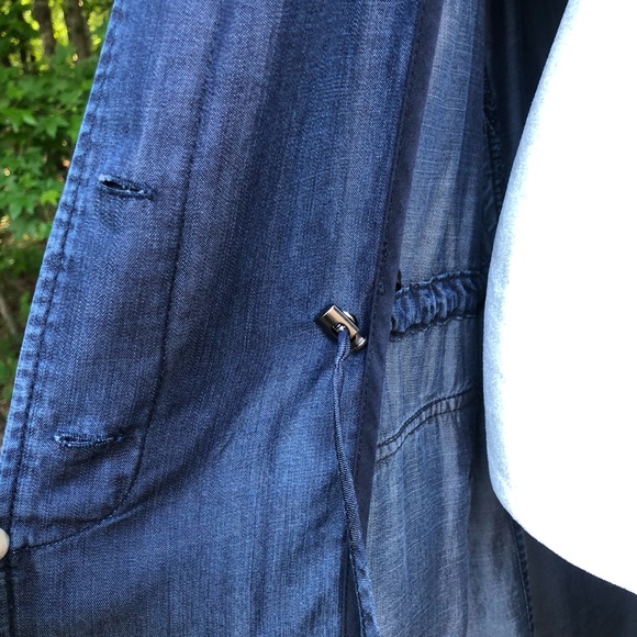 BUFFALO David Button Chambray Vest - Picture 6 of 11